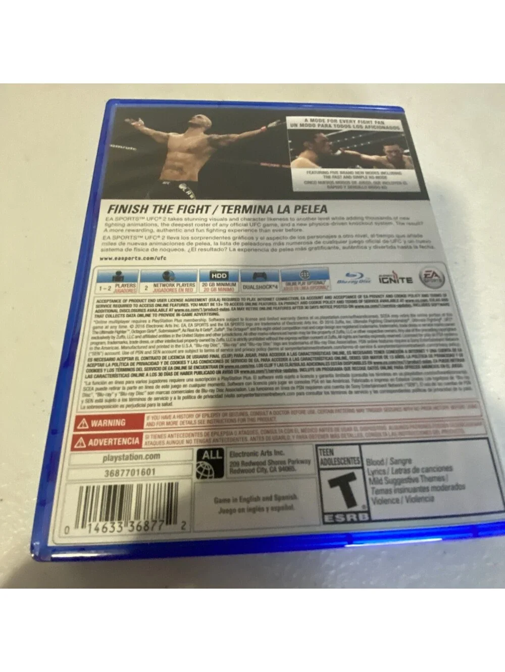 UFC 2 for PlayStation 4
